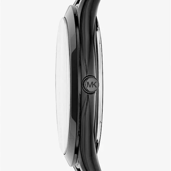 MICHAEL KORS Oversized Slim Runway Black-Tone Watch - Picture 2 of 12